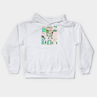 Palm Beach Vacation Kids Hoodie